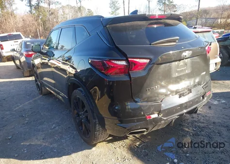 2022 Chevrolet Blazer Fwd Rs from USA, damaged, VIN 3GNKBERS0NS192077